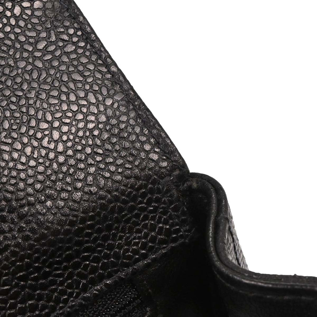 Chanel 1994-1996 Black Caviar Handbag