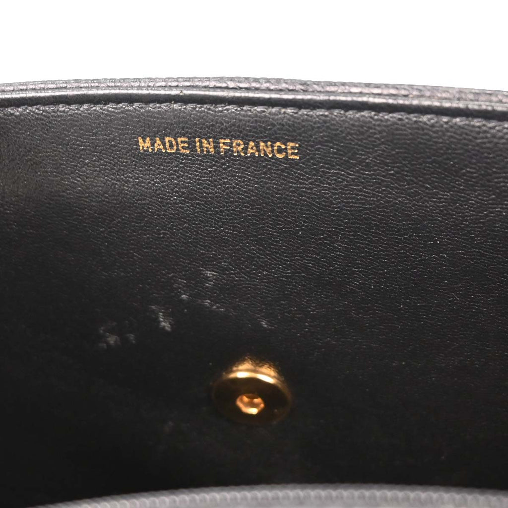 Chanel 1994-1996 Black Caviar Handbag