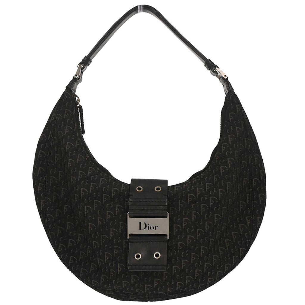 Christian Dior 2003 Black Street Chic Trotter Handbag