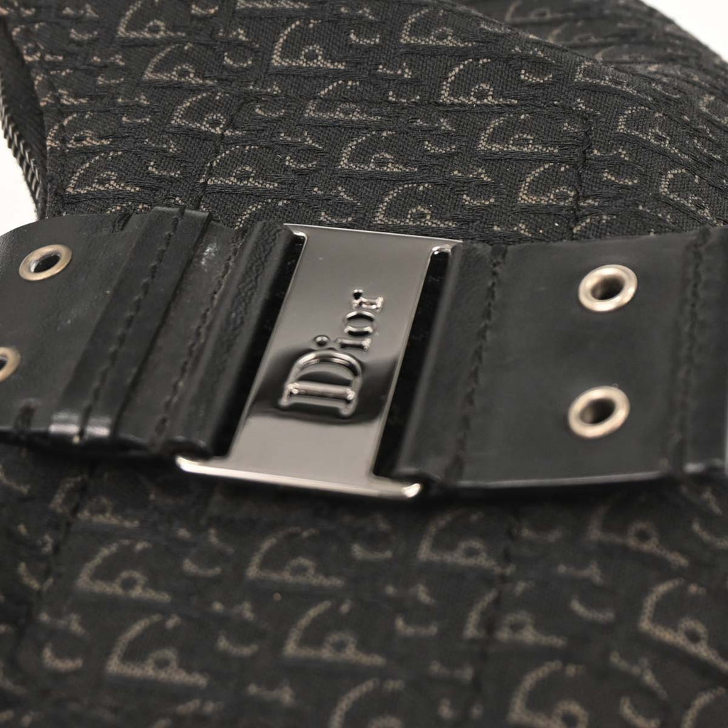 Christian Dior 2003 Black Street Chic Trotter Handbag