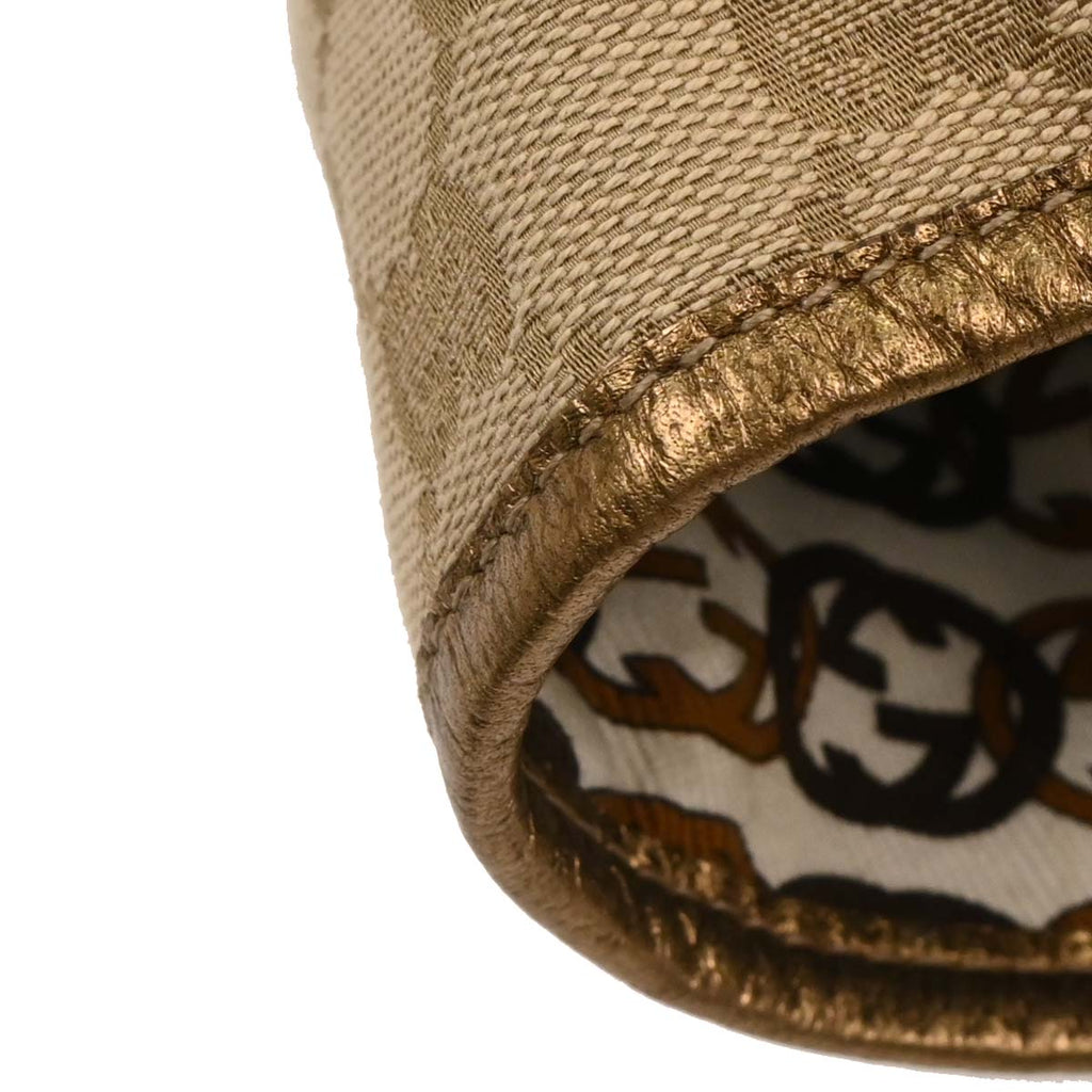 Gucci Beige Gold GG Tote Bag