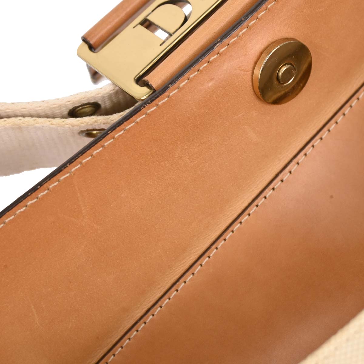 Christian Dior Beige Canvas Street Chic Columbus Shoulder Bag