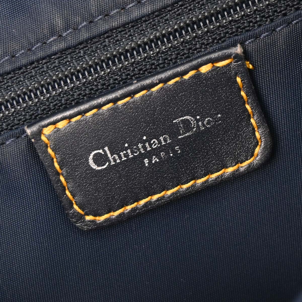 Christian Dior Black Velvet Sequins Saddle Handbag