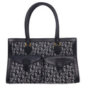 Christian Dior 2002 Navy Trotter Tote Bag