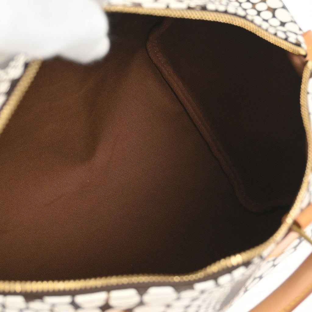 Louis Vuitton White Monogram Town Speedy 30 Handbag M40690