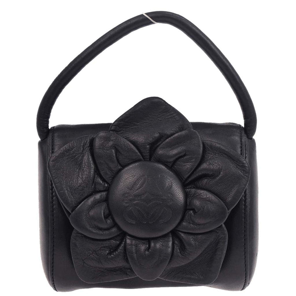 Loewe Navy Leather Handbag