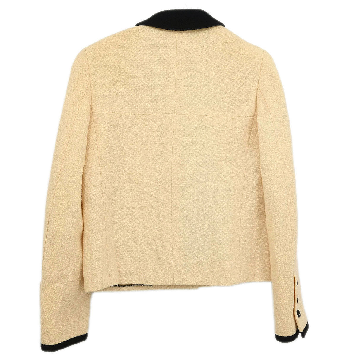 Chanel 1996 Single Breasted Jacket Ivory #36