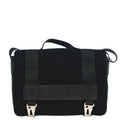Chanel 2005-2006 Black Felt Nylon Sport Line 2way Shoulder Handbag
