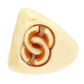 Chanel Ring Acrylic Ivory #52 01P