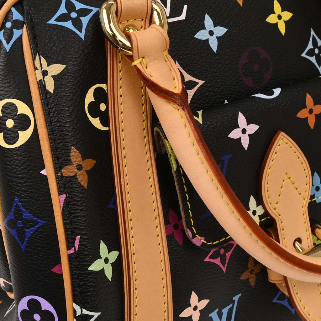 Louis Vuitton Black Monogram Multicolor Priscilla Handbag M40097