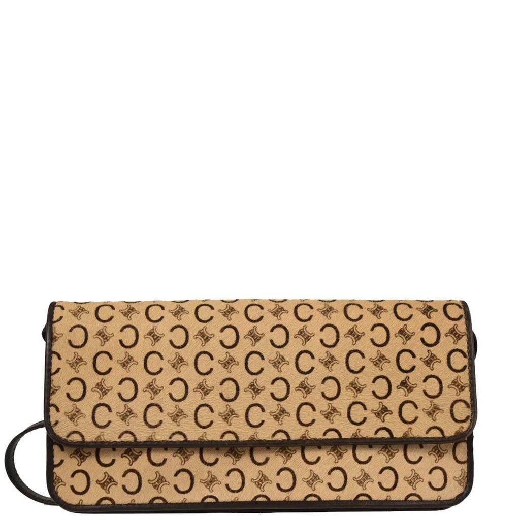 Celine Beige Pony Hair C Macadam Shoulder Bag