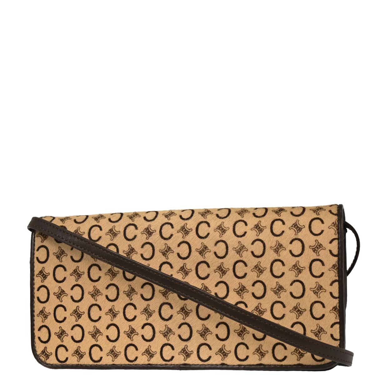Celine Beige Pony Hair C Macadam Shoulder Bag