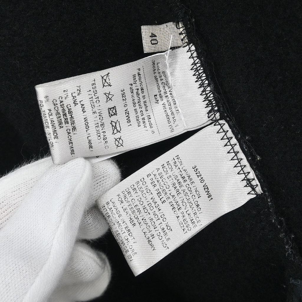 Bottega Veneta Collarless Coat Black #40