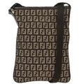Fendi Brown Zucchino Shoulder Bag