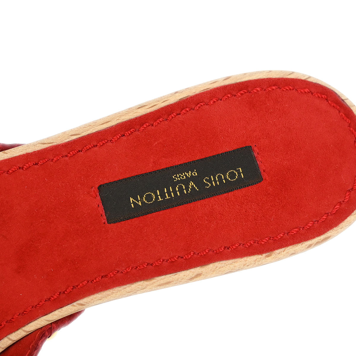 Louis Vuitton * 2005 Monogram Cherry Mule Sandals Shoes #36