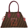 Fendi Brown Zucca Etnico Handbag