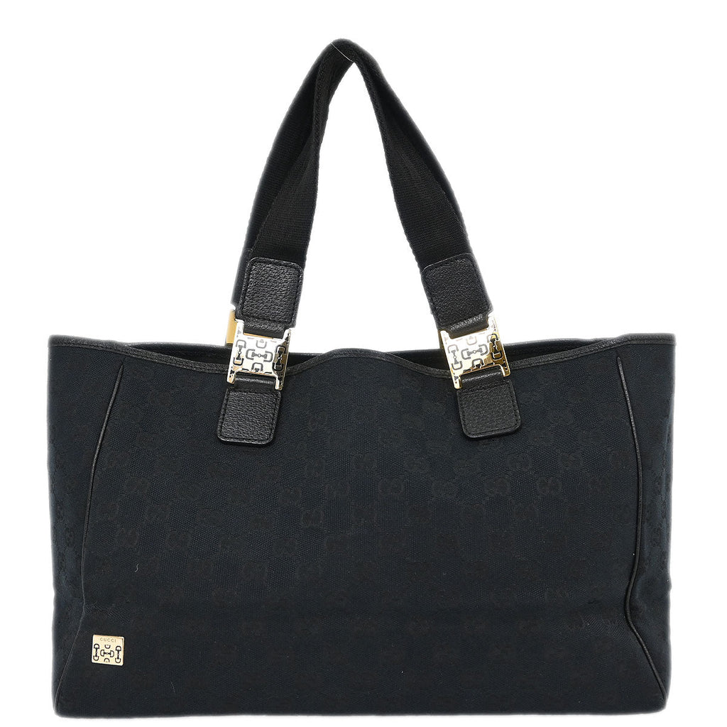 Gucci Black GG Tote Bag