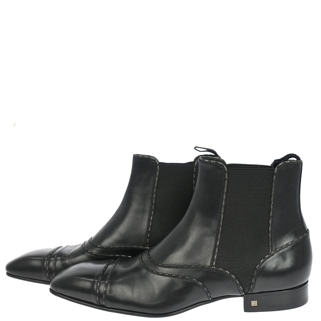 Louis Vuitton * 2009 Chelsea Boots Shoes #8 1/2
