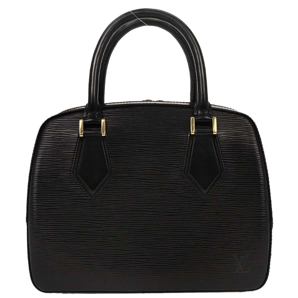 Louis Vuitton Black Epi Sablon Handbag M52042