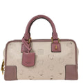 Loewe Ivory Perforated Leather Amazona 28 Handbag