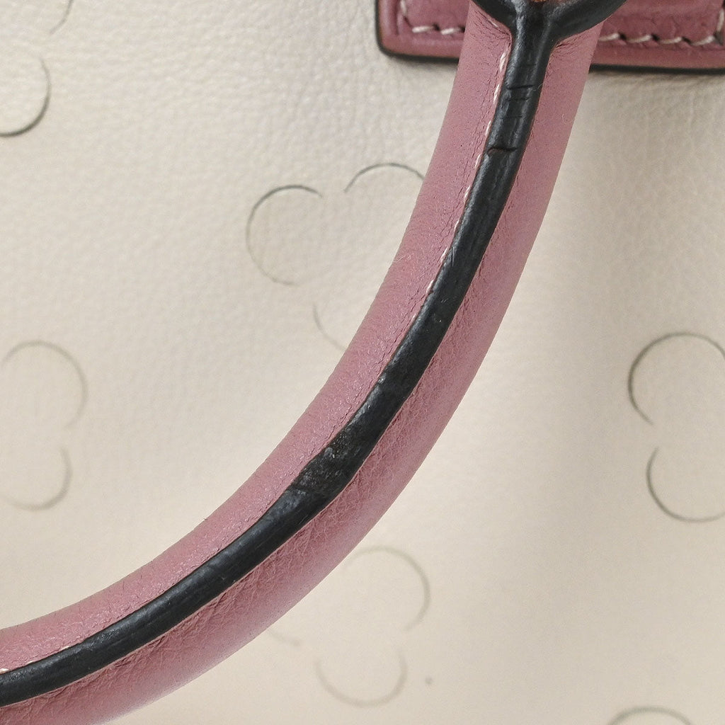 Loewe Ivory Perforated Leather Amazona 28 Handbag