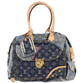 Louis Vuitton Blue Monogram Denim Patchwork Bowly Handbag M95376