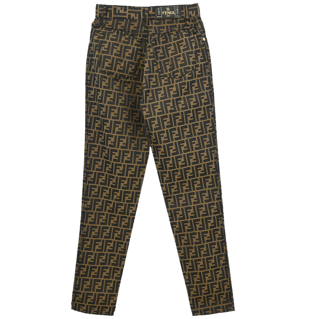 Fendi Zucca Long Pants Brown #40