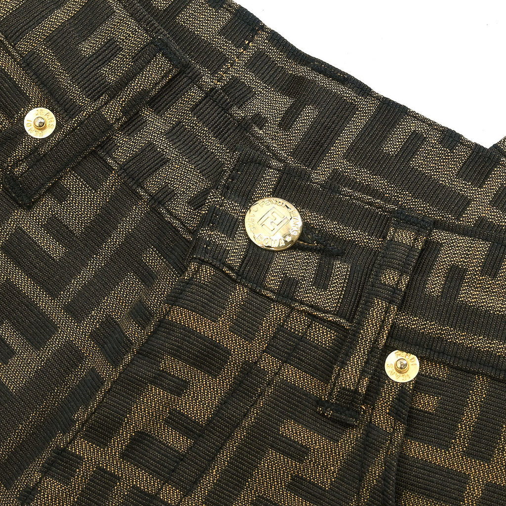 Fendi Zucca Long Pants Brown #40
