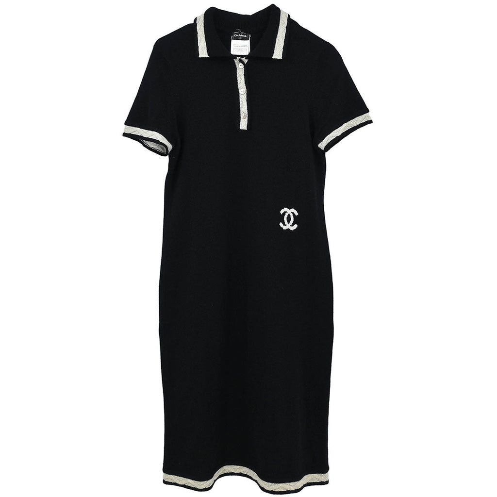 Chanel Short Sleeve Dress Black #40