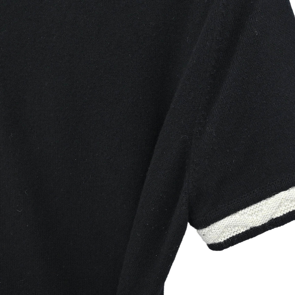 Chanel Short Sleeve Dress Black #40
