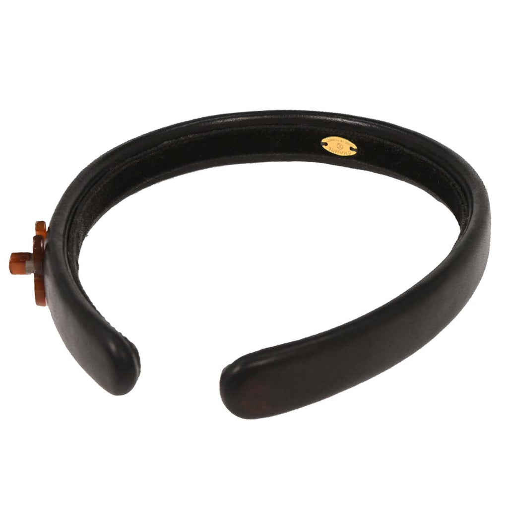Chanel Turnlock Headband Hair Accessories Black