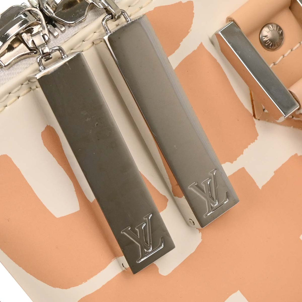 Louis Vuitton 2001 Beige Graffiti Alma Horizontal Handbag M92176
