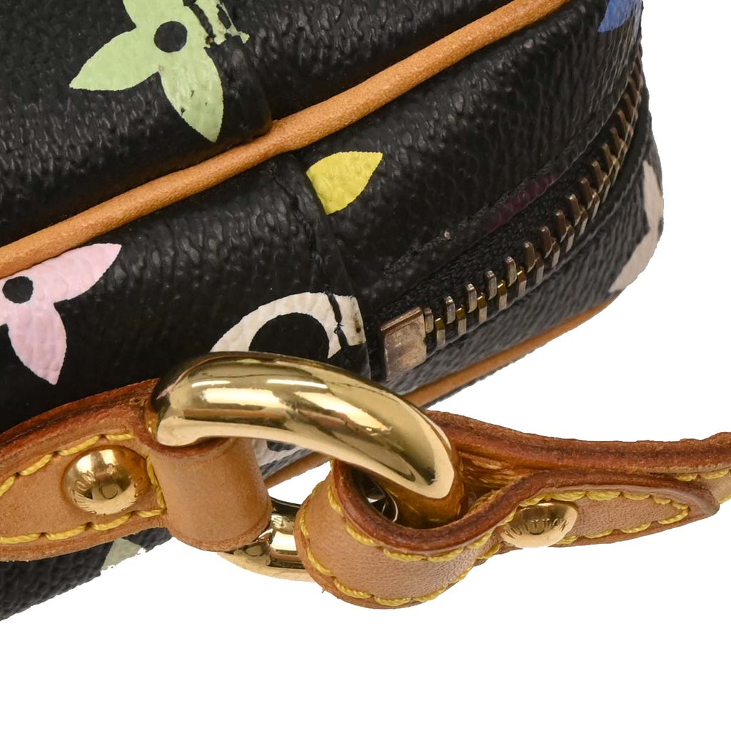 Louis Vuitton 2005 Black Monogram Multicolor Rift Shoulder Bag M40056