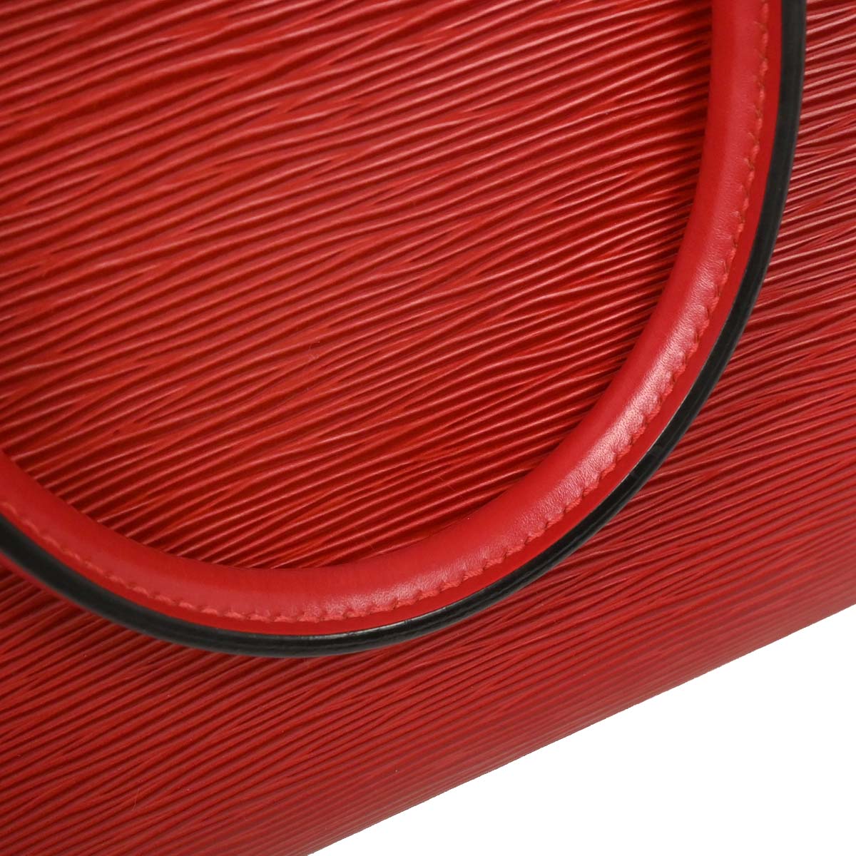 Louis Vuitton 1998 Red Epi Pont Neuf Handbag M52057