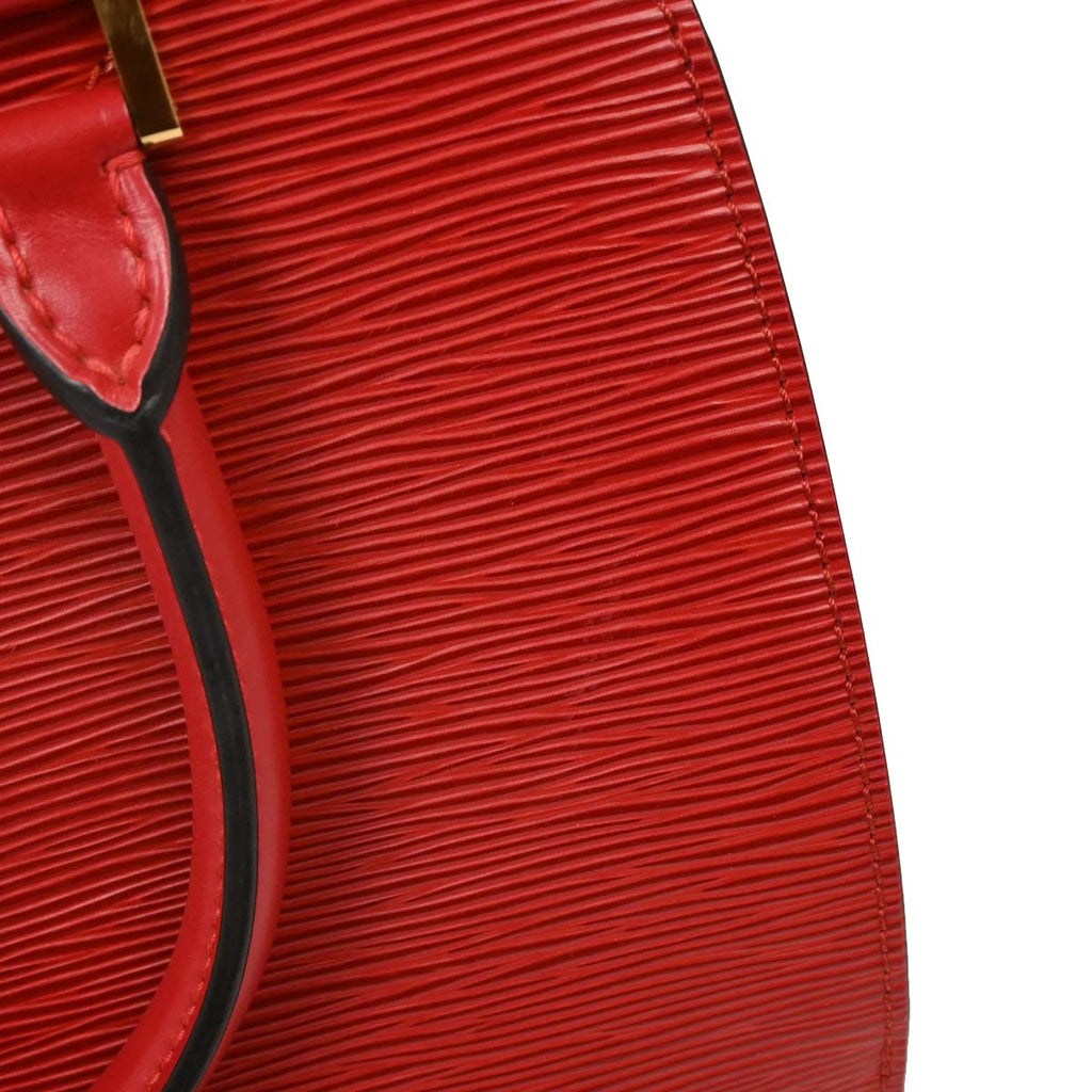 Louis Vuitton 1998 Red Epi Pont Neuf Handbag M52057