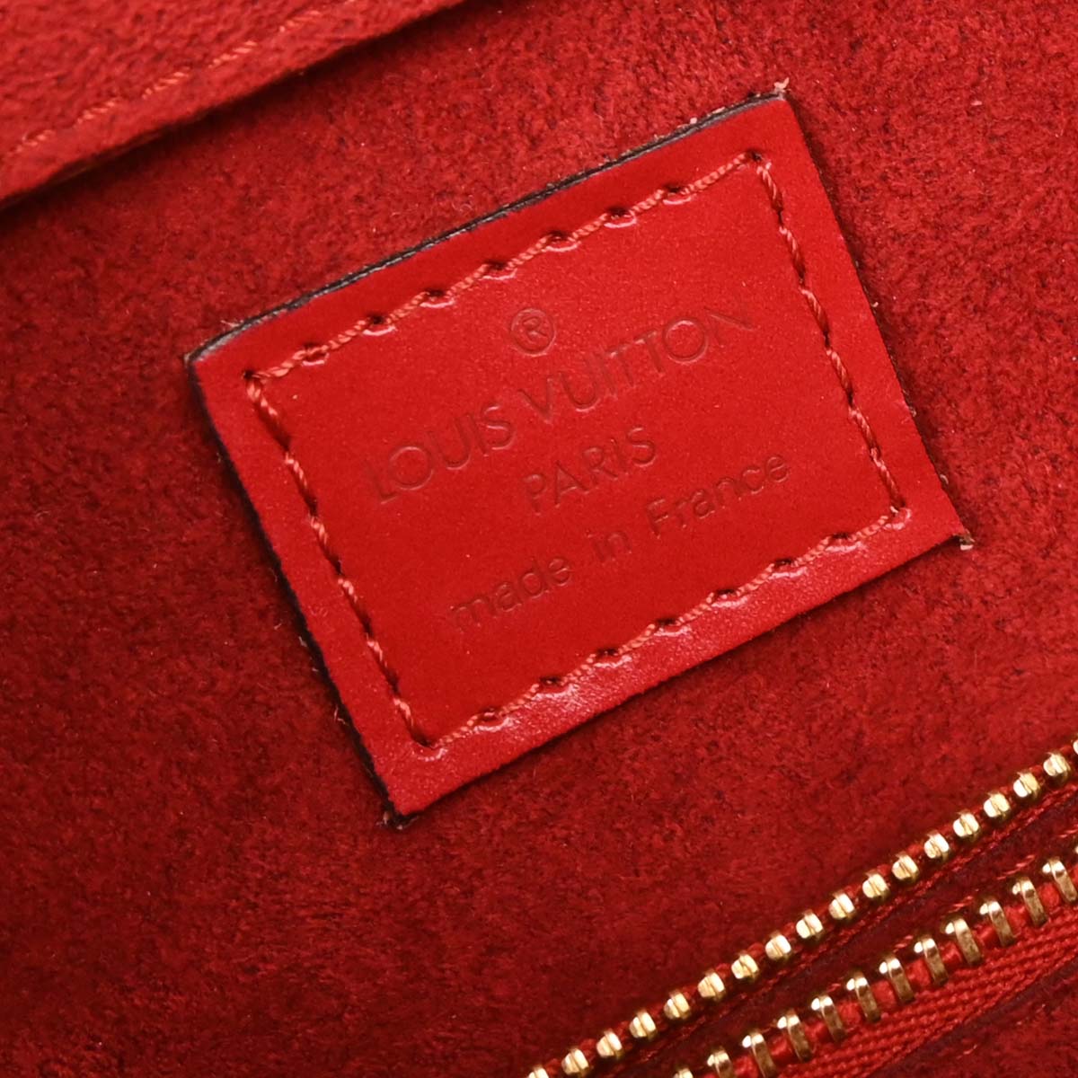 Louis Vuitton 1998 Red Epi Pont Neuf Handbag M52057