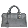 Loewe Silver Lambskin Amazona 28 Handbag