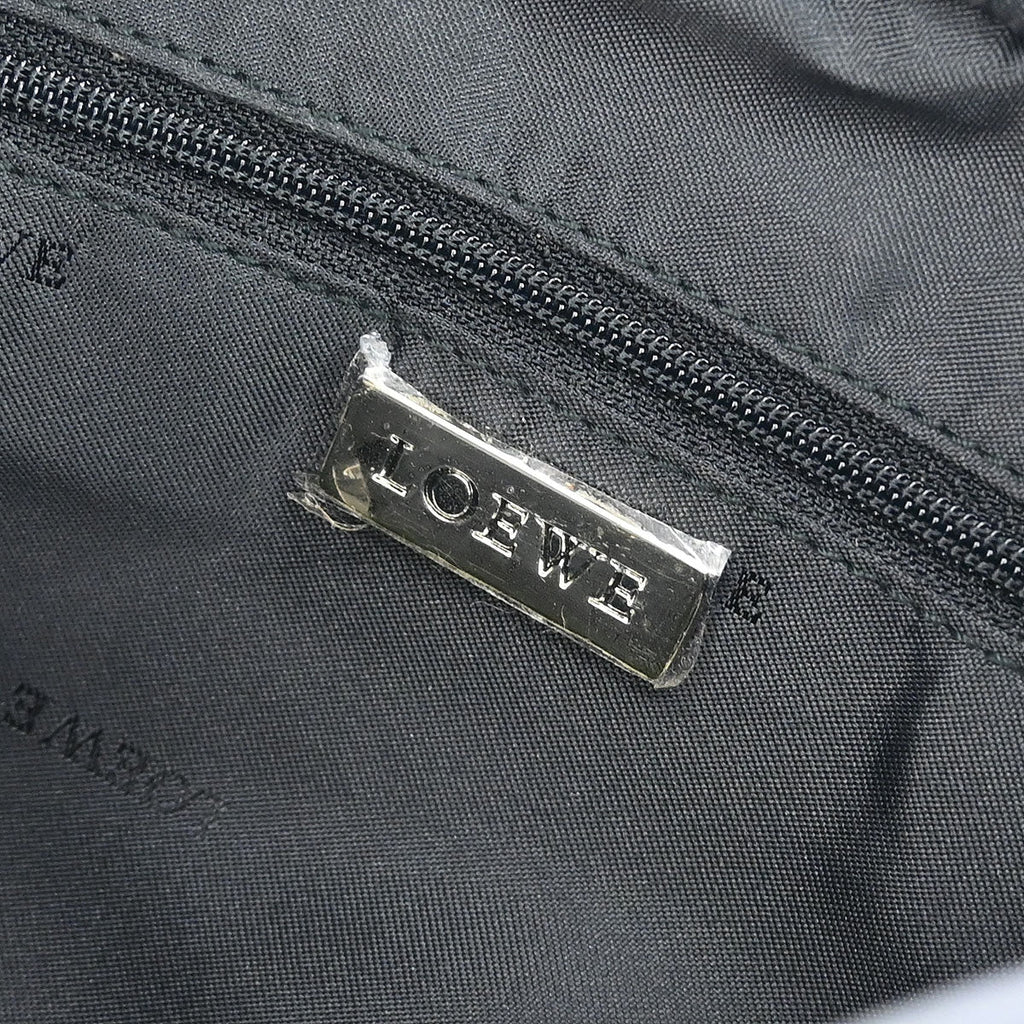 Loewe Silver Lambskin Amazona 28 Handbag