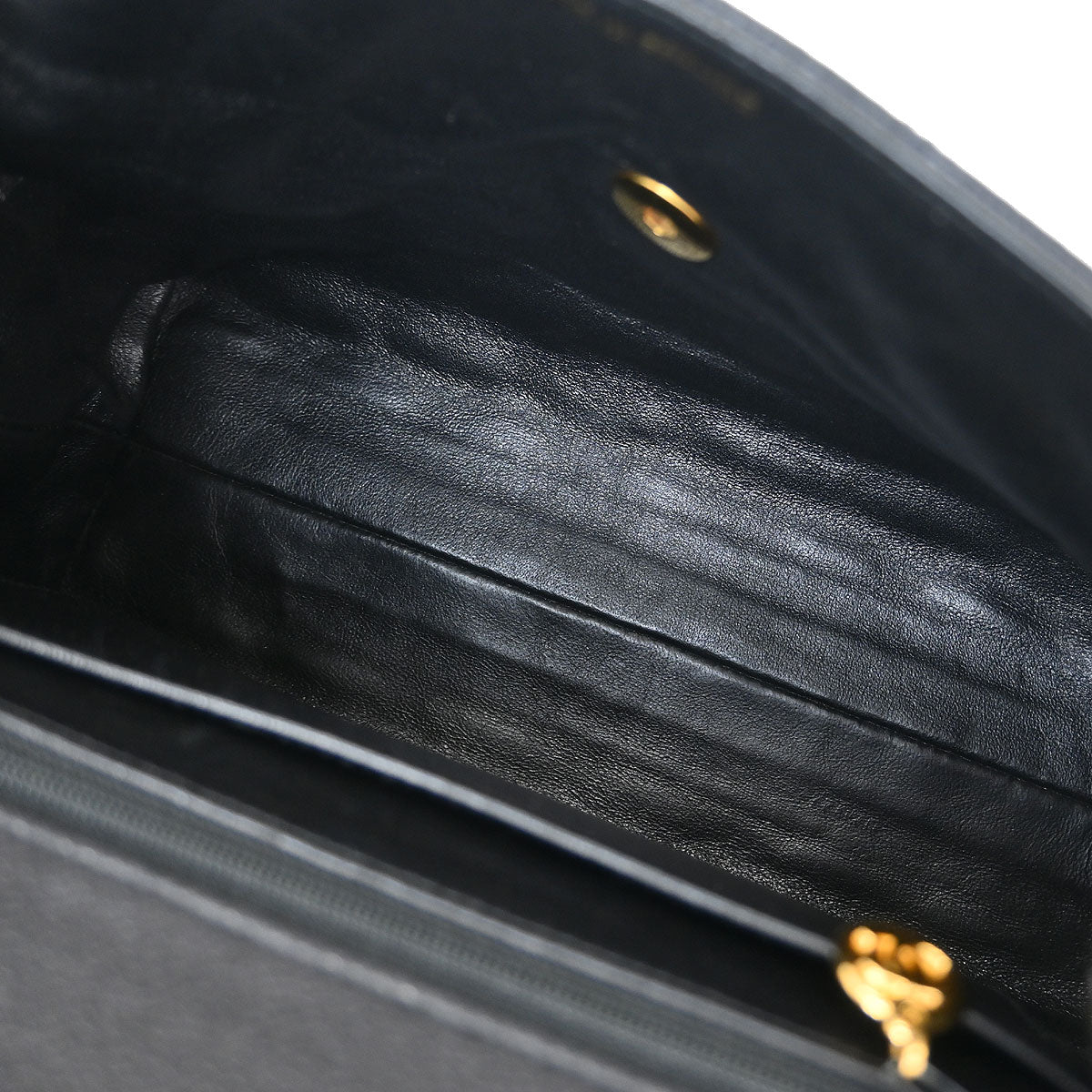 Chanel 1996-1997 Black Caviar Kelly Handbag