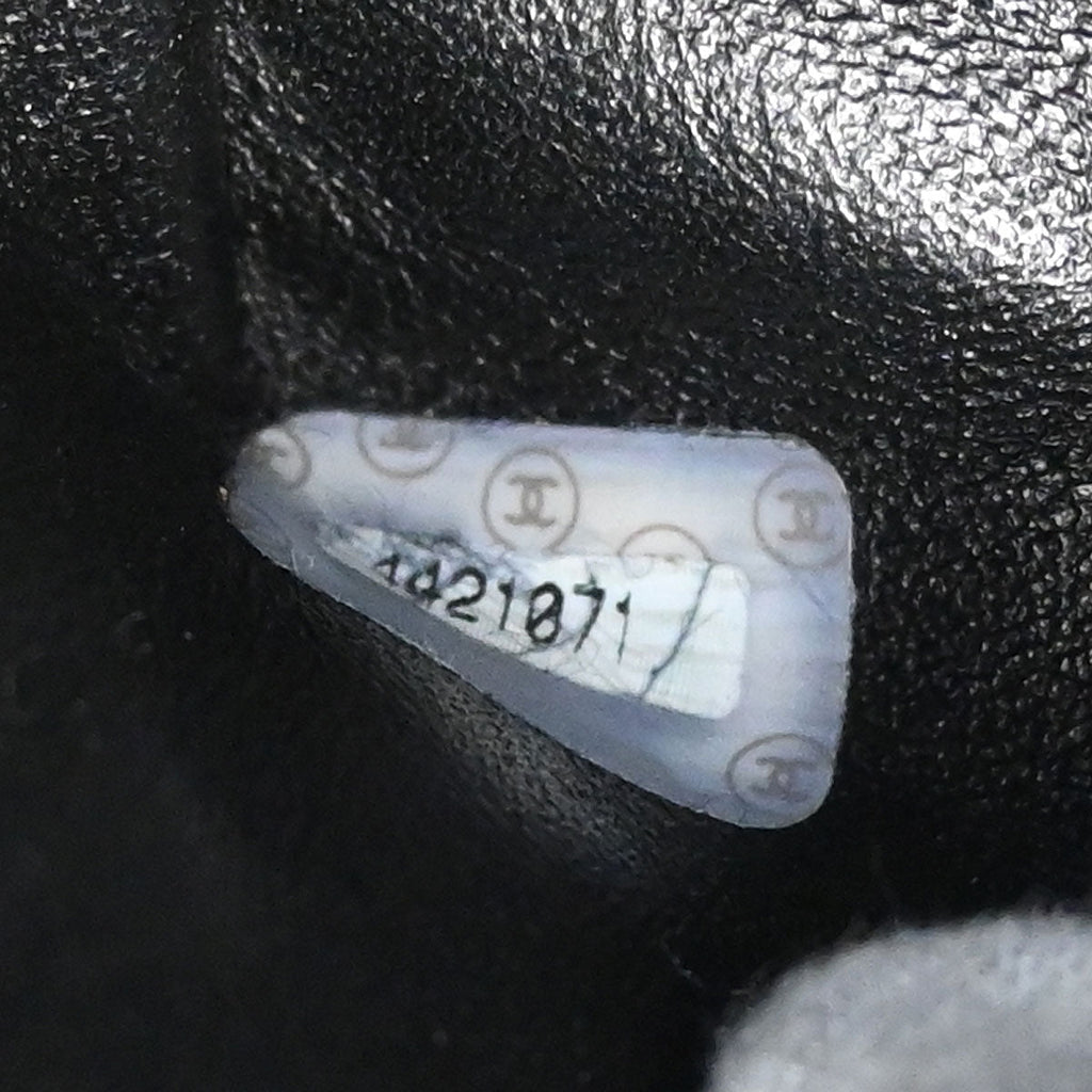 Chanel 1996-1997 Black Caviar Kelly Handbag