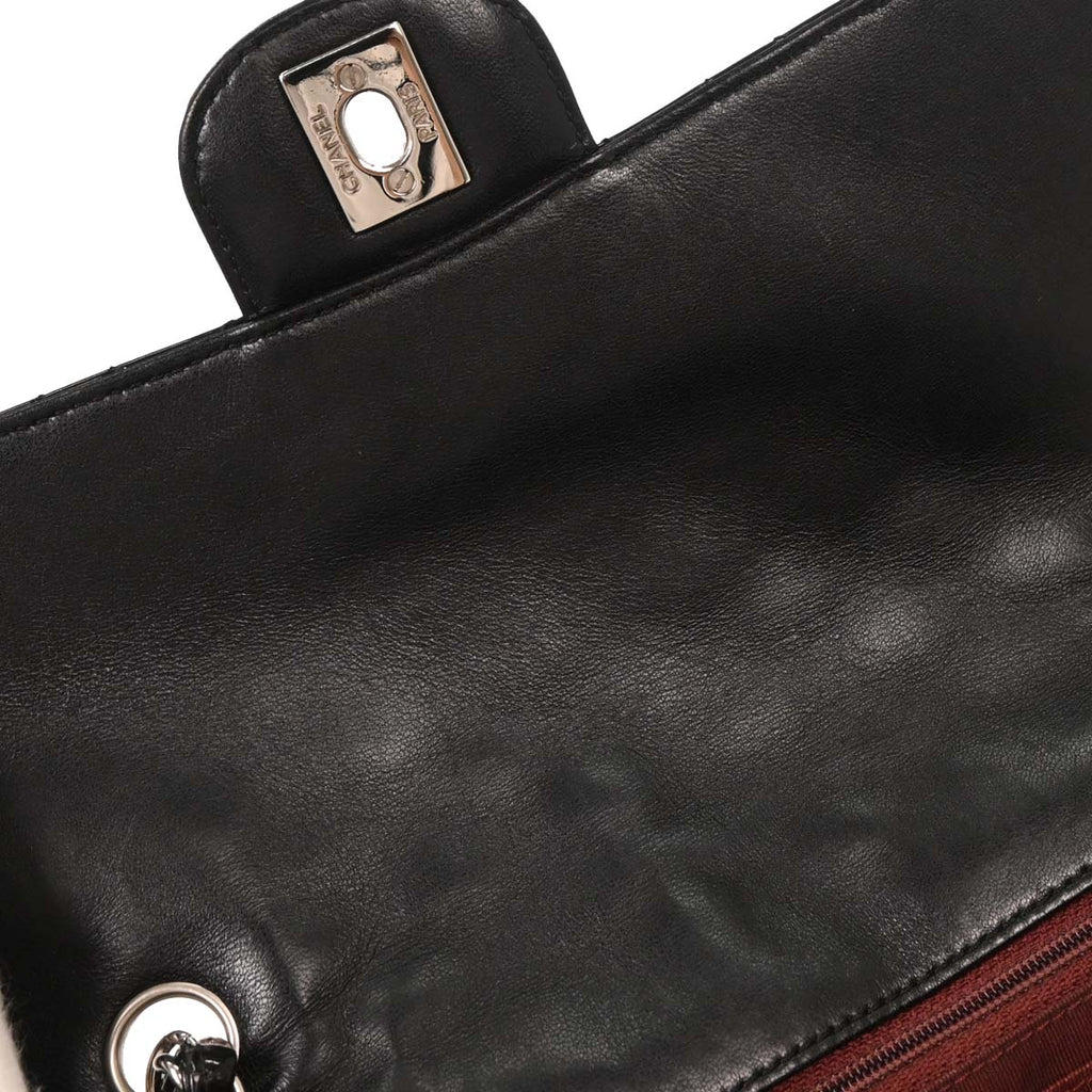 Chanel 2006-2008 Black Patent Leather Shoulder Bag