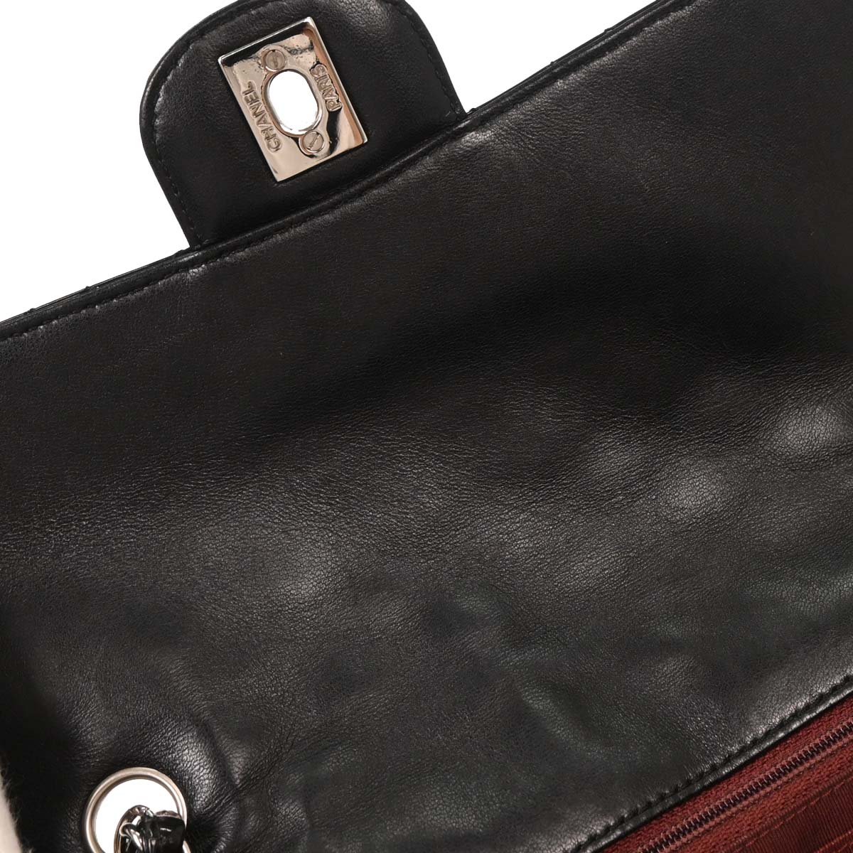 Chanel 2006-2008 Black Patent Leather Shoulder Bag