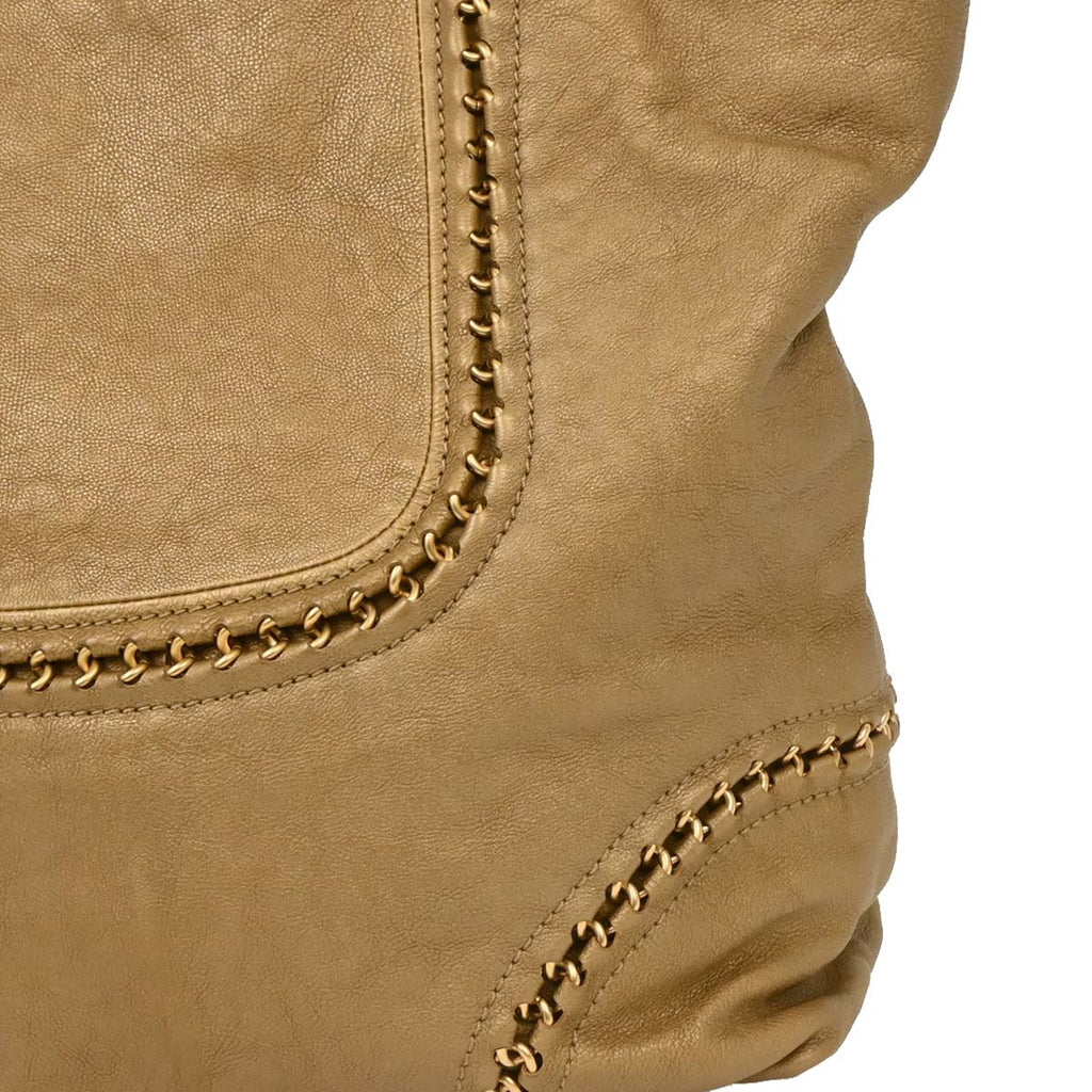 Chanel 2006-2008 Gold Calfskin Luxury Line Tote Bag