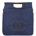 Chanel Blue Denim Handbag