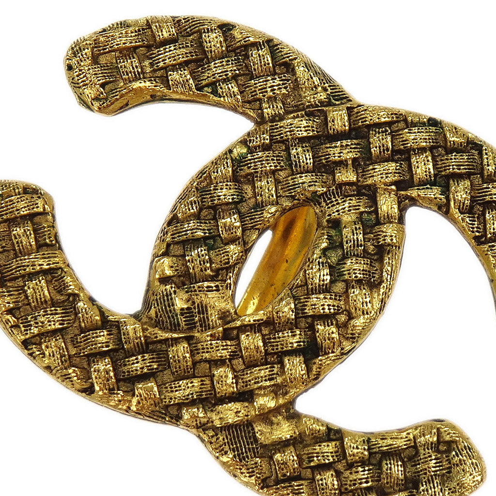 Chanel Gold CC Earrings Clip-On 2878/29