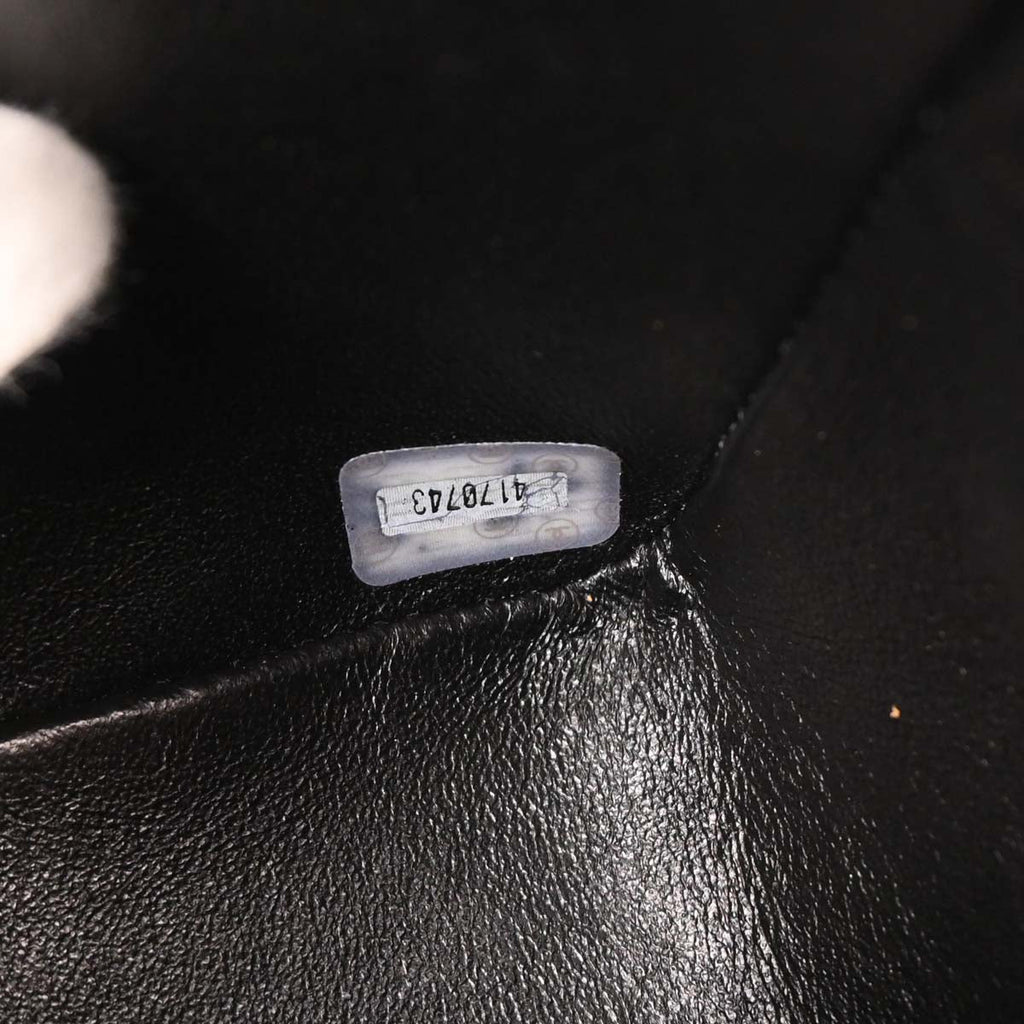 Chanel 1996-1997 Black Lambskin Small Diana Shoulder Bag