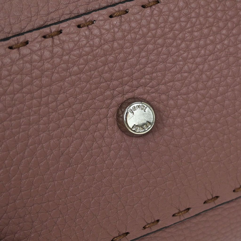 Fendi Purple Peekaboo 2way Shoulder Handbag