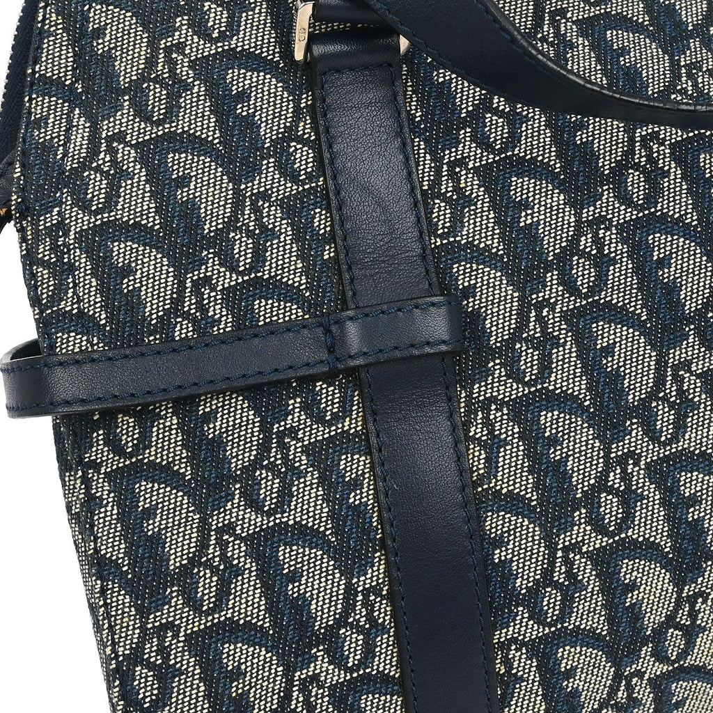 Christian Dior 2005 Navy Trotter Handbag