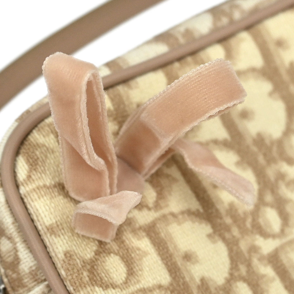 Christian Dior 2005 Ivory PVC Trotter Pouch Handbag