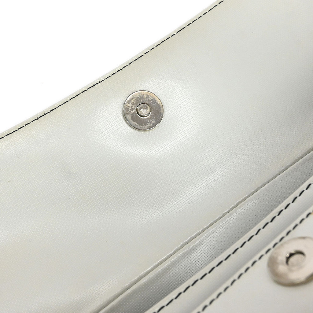 Christian Dior 2003 White Black Hardcore Shoulder Bag